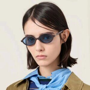 NEW MIU MIU SUNGLASSES MU04ZS 22C60O BROWN WOMEN MU 04ZS SMU 04Z